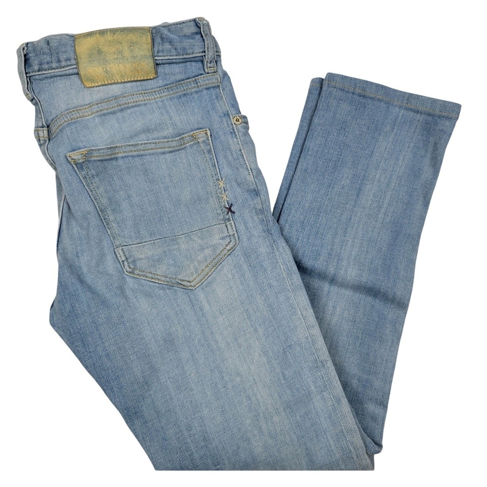 Scotch & Soda Skim Slim Fit Skinny Jeans Mens 28x32 28x26 Light Wash Amsterdam